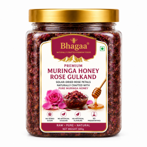 Rose Gulkand - Moringa Honey - Bhagaa® 500g