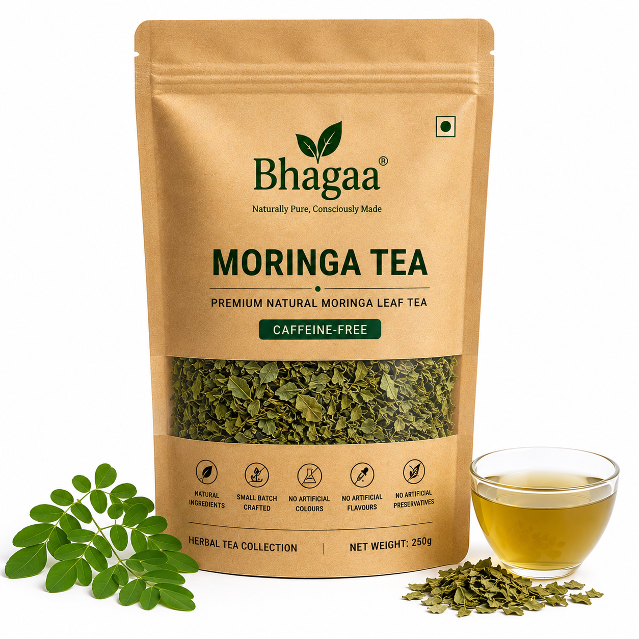 Bhagaa® Murunga Tea – Premium Natural Murunga leaf Herbal Tea